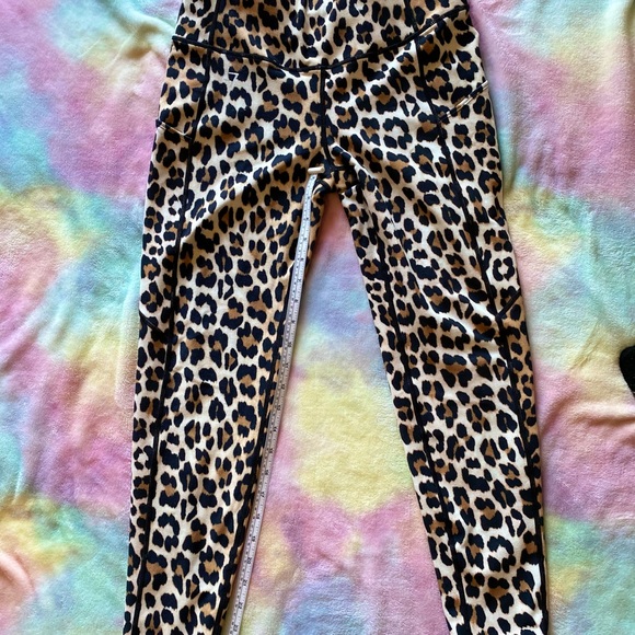 Leopard print workout pants-high waist - Picture 4 of 7